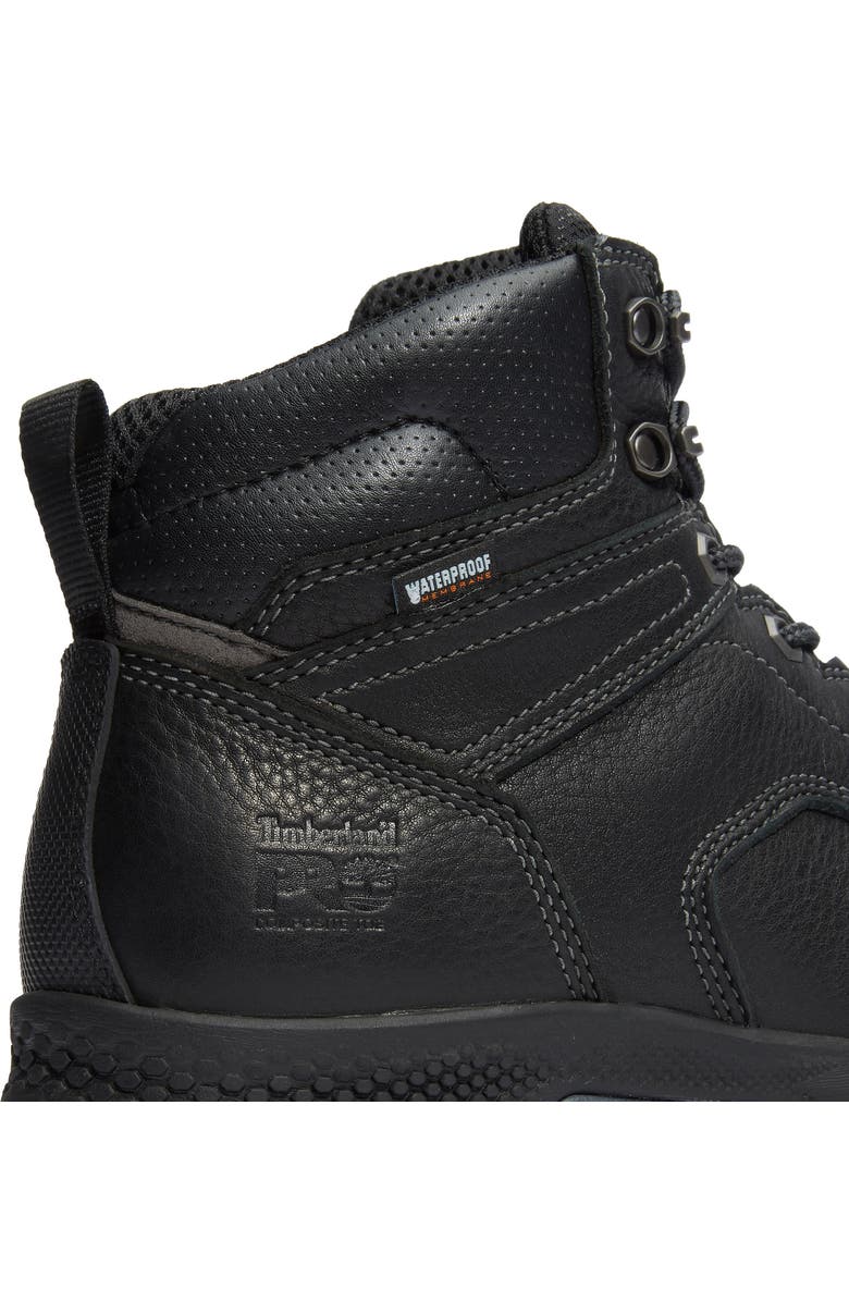 Timberland TiTAN EV 6" Waterproof Composite Toe Work Boot, Alternate, color, Black