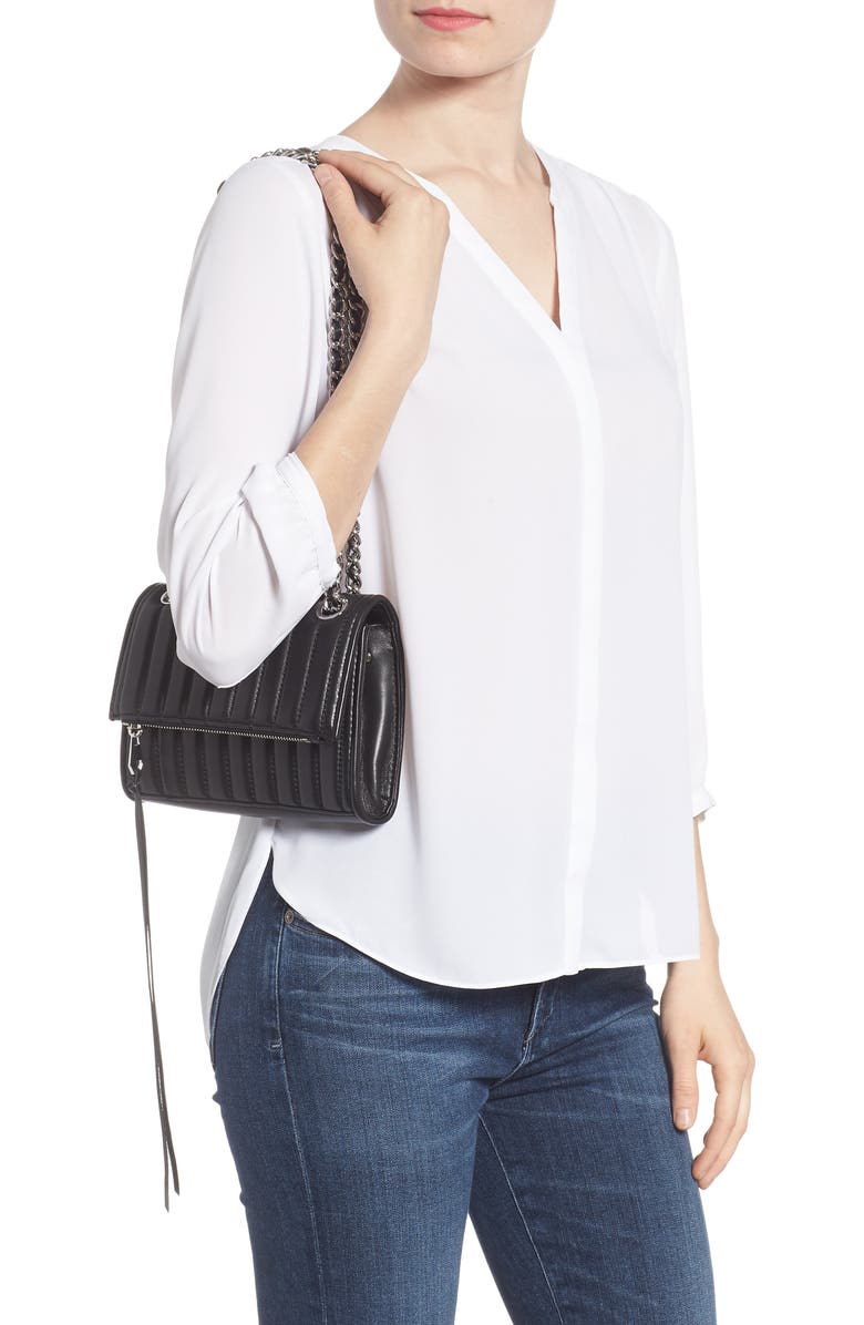 Rebecca Minkoff Dylan Quilted Leather Crossbody Bag, Alternate, color,