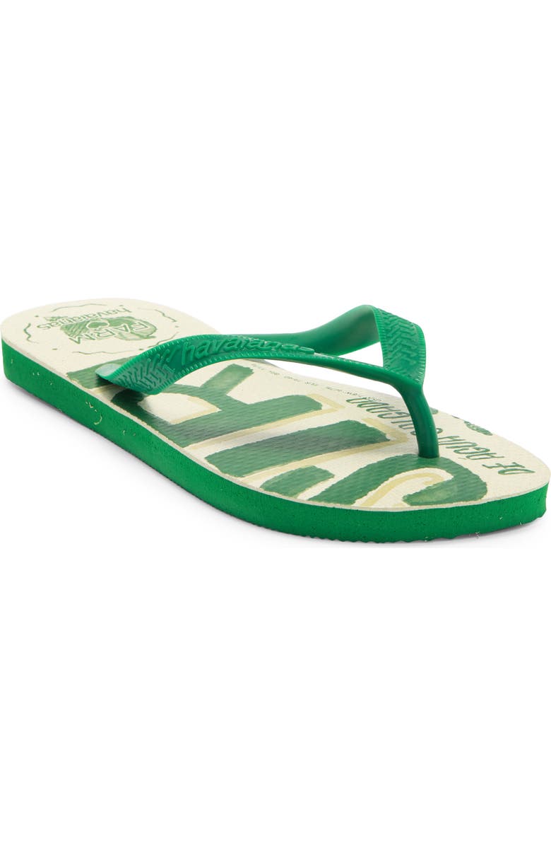 Havaianas x Farm Rio Crab Sandal, Main, color, Green