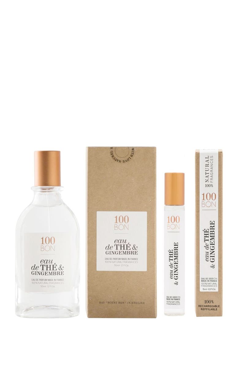 100BON Eau de The & Gingembre 2-Piece Fragrance Set, Main, color, 