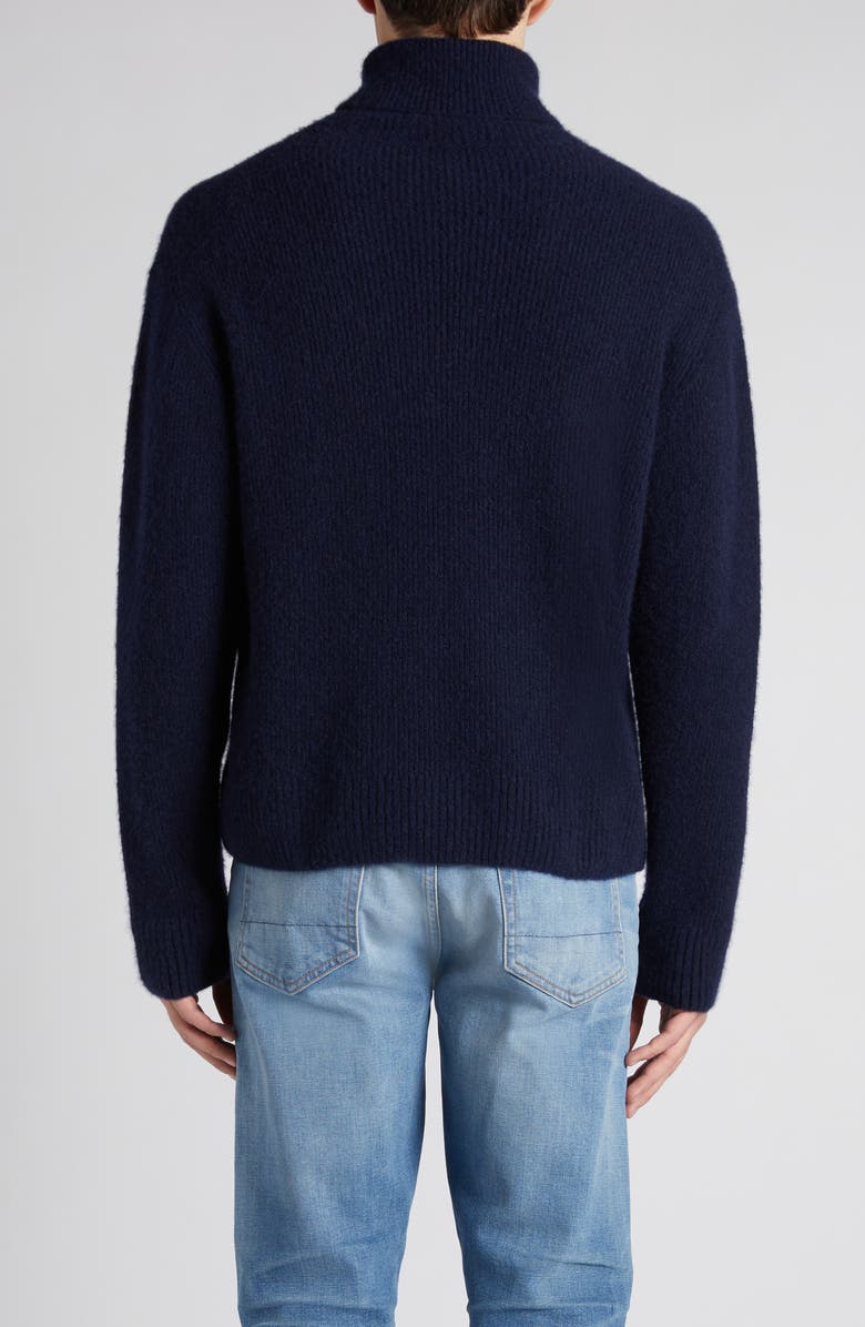 TOM FORD Brushed Cashmere & Silk Turtleneck Sweater, Alternate, color, Hb808 Moonlight Ocean