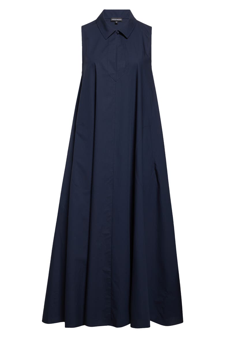 rosalind sleeveless cotton & linen trapeze dress Rag & Bone Rosalind Sleeveless Cotton & Linen Trapeze Dress in Black