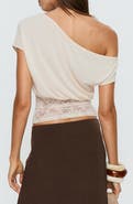 Princess Polly Marienna One Shoulder Lace Top