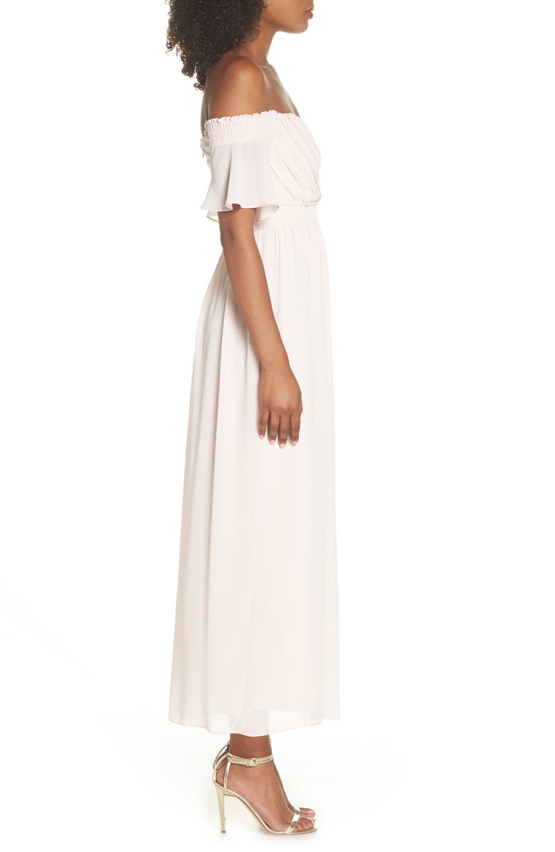TFNC Freida Off the Shoulder Maxi Dress, Alternate, color,
