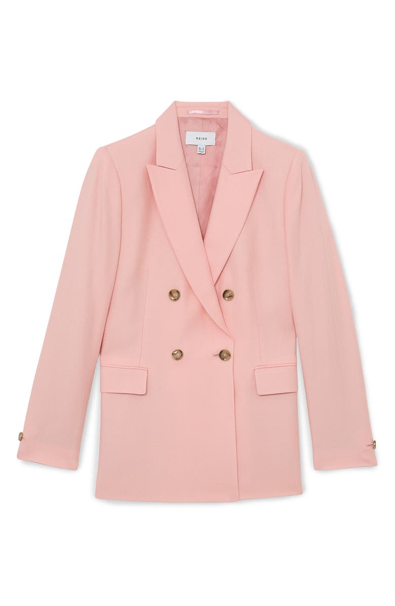 Reiss Magda Double Breasted Blazer, Alternate, color, Pink