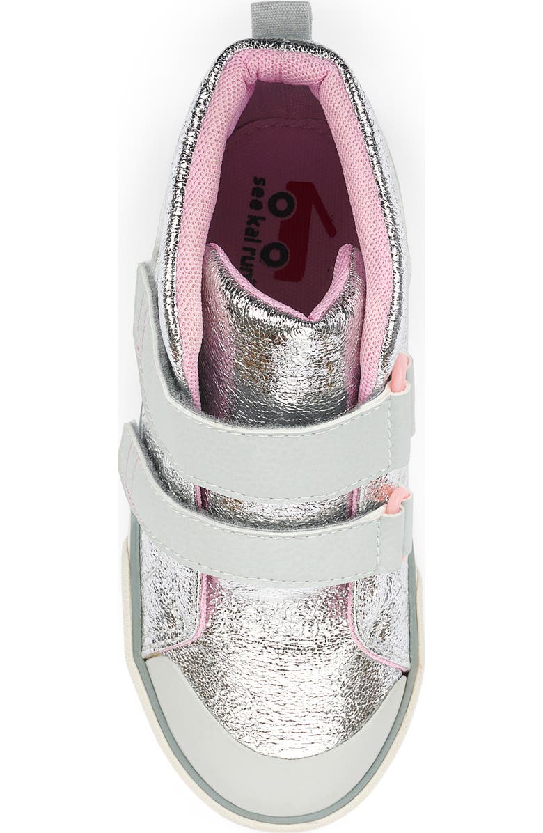 See Kai Run Dean Adapt II Adaptive High Top Sneaker, Alternate, color, Silver