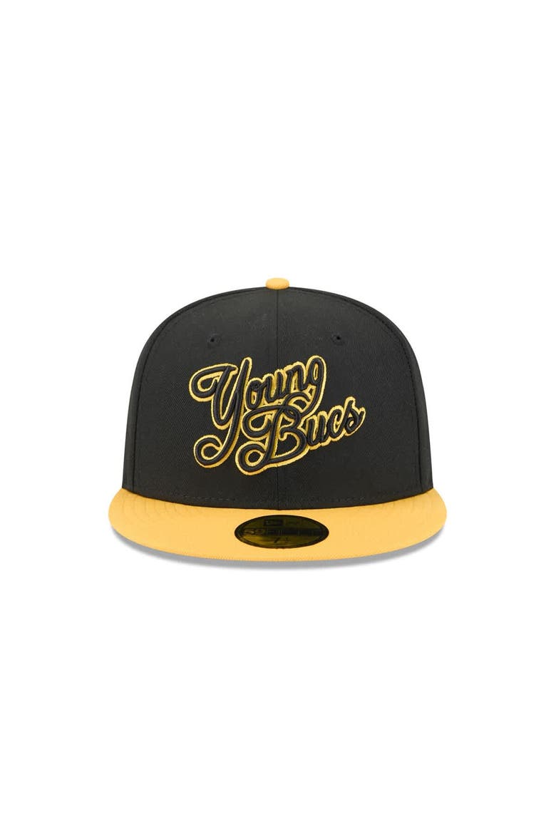 Men's New Era  Black Indianapolis Indians Theme Nights 59FIFTY Fitted Hat, Alternate, color, Black