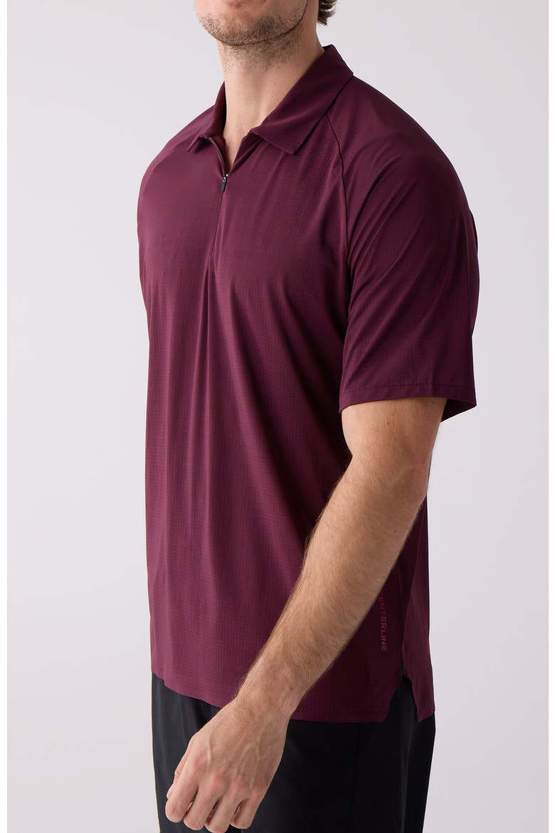 Men's AirLite Polo Shirt, Alternate, color, Dark Currant