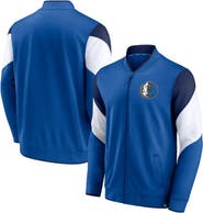 FANATICS Men's Fanatics Branded Blue/Navy Dallas Mavericks League Best Performance Full-Zip Jacket