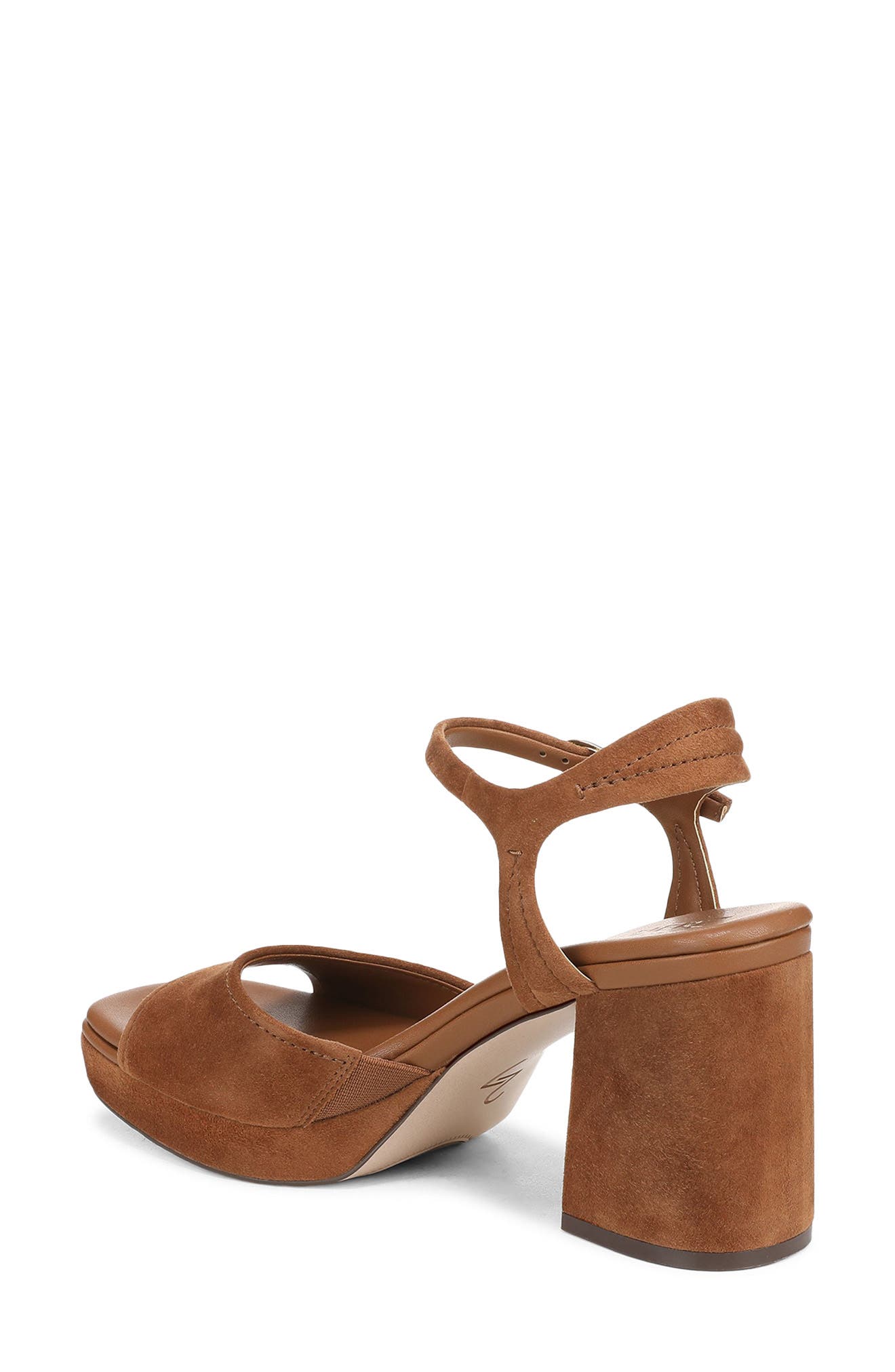 Paige Ankle Strap Platform Sandal, Alternate, color, DARK CHESTNUT