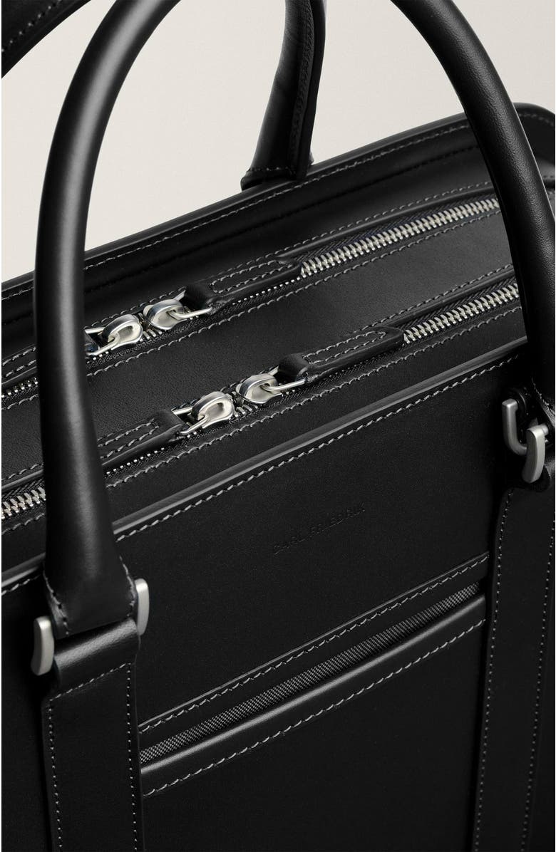 Carl Friedrik Palissy Double Briefcase, Alternate, color, Black