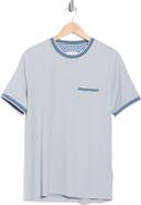 DENIM AND FLOWER Tipped Pocket T-Shirt