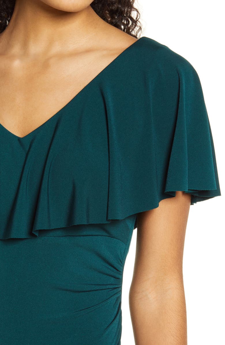 Connected Apparel Flutter Overlay Sheath Dress, Alternate, color, 