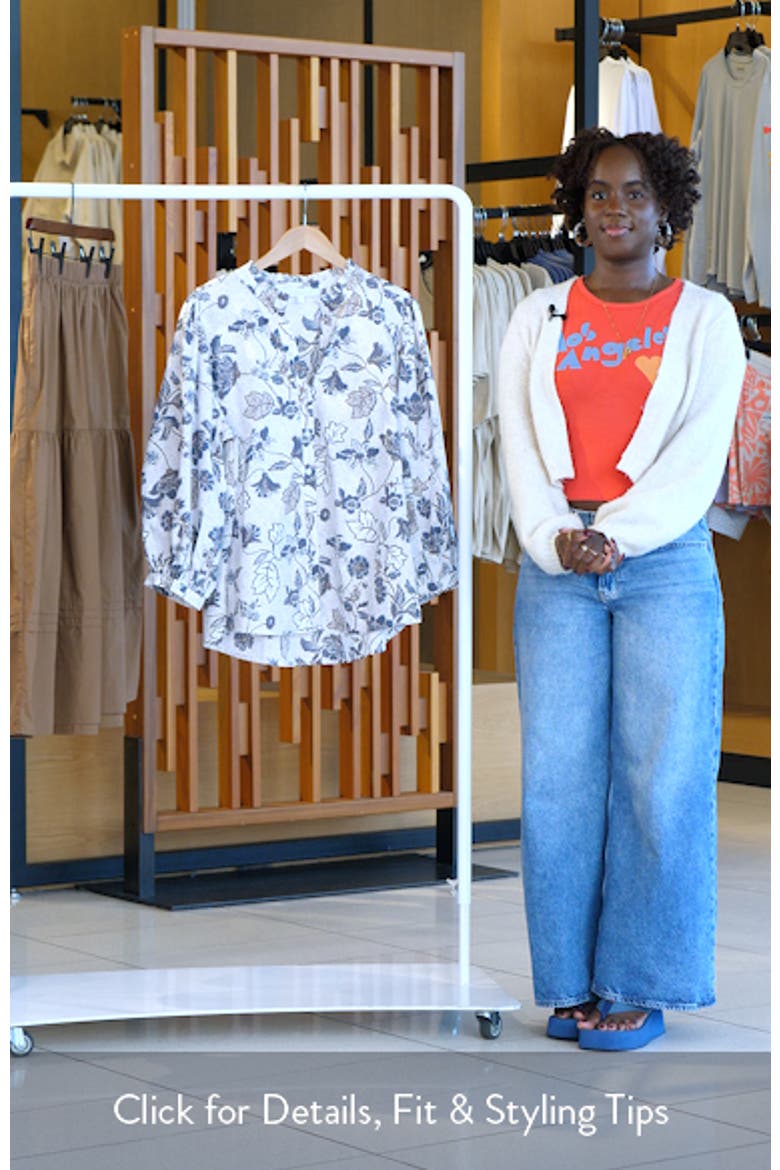 Bryony Floral Button-Up Shirt video
