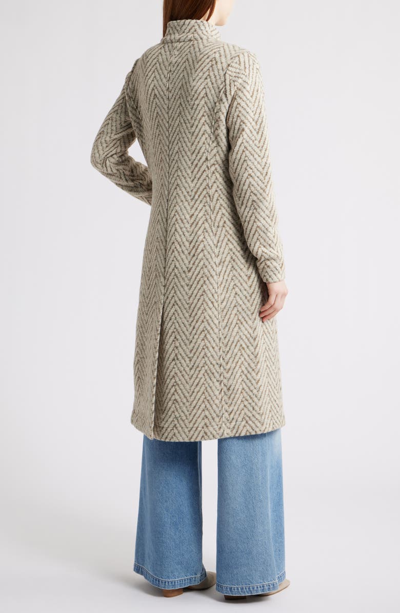 NIC+ZOE Cozy Bouclé Knit Topcoat, Alternate, color, Neutral Multi