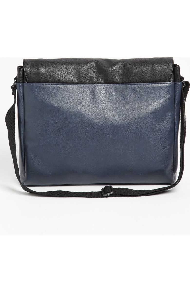 Ted Baker London 'Stripe Webbing' Faux Leather Messenger Bag, Alternate, color,