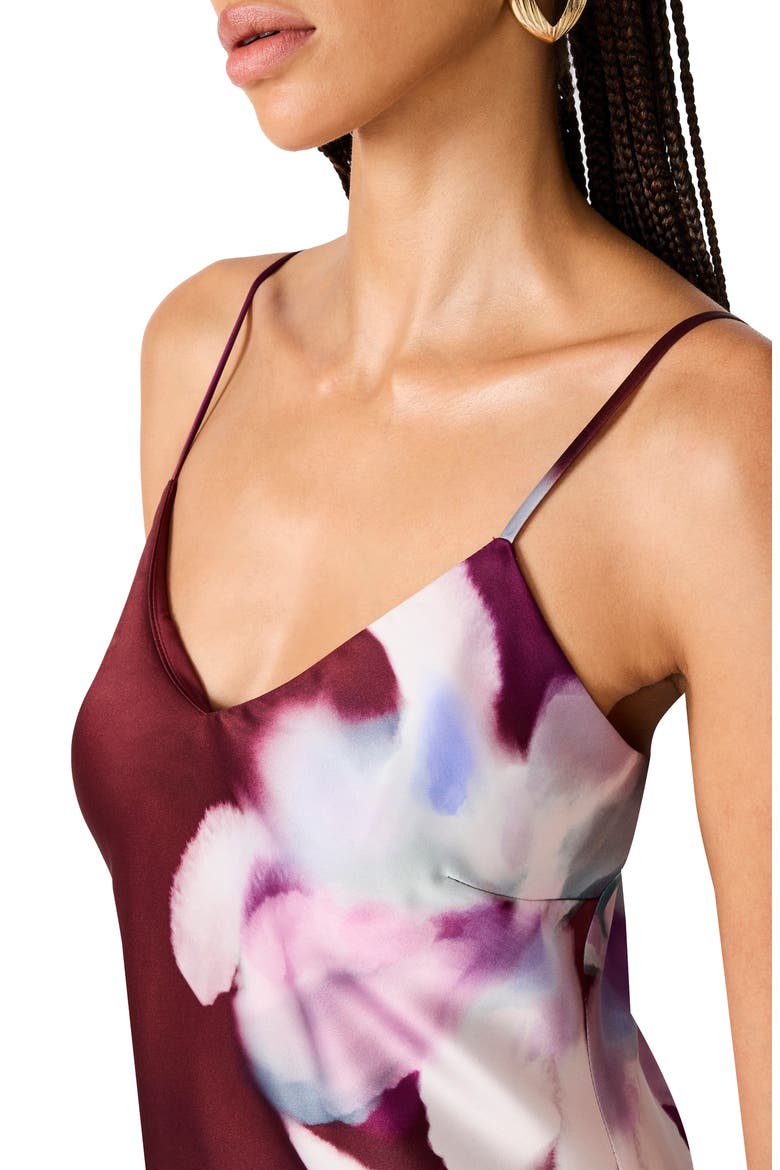 Atara Print Maxi Dress, Alternate, color, PURPLE WINE