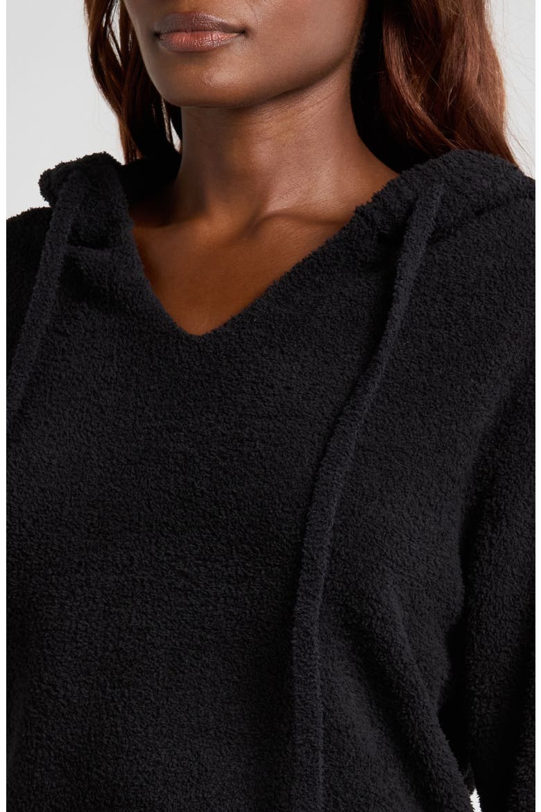 Marie Lounge Hoodie, Alternate, color, BLACK
