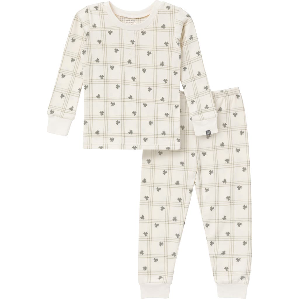 Modern Moments™ By Gerber Shamrock Pajama Set In Ivory Shamrock