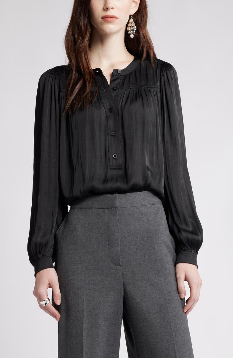 Nordstrom Gathered Popover Top, Main, color, 