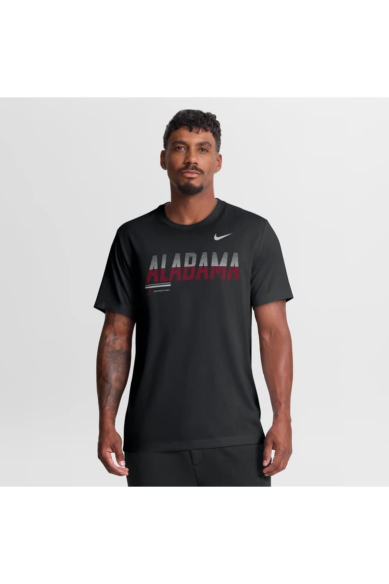 Men's Nike Black Alabama Crimson Tide Sideline Legend Dri-FIT T-Shirt, Main, color, Black