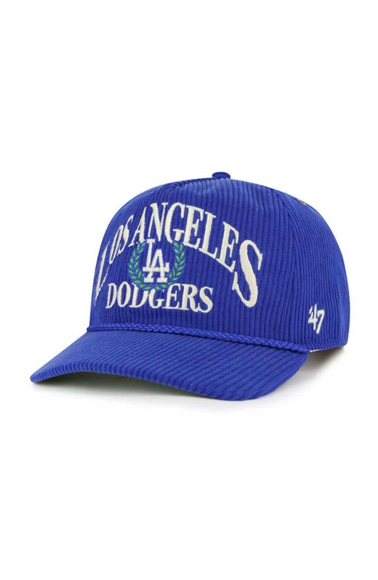 '47 Men's '47  Royal Los Angeles Dodgers Pitchout Rope Hitch Adjustable Hat, Main, color, 
