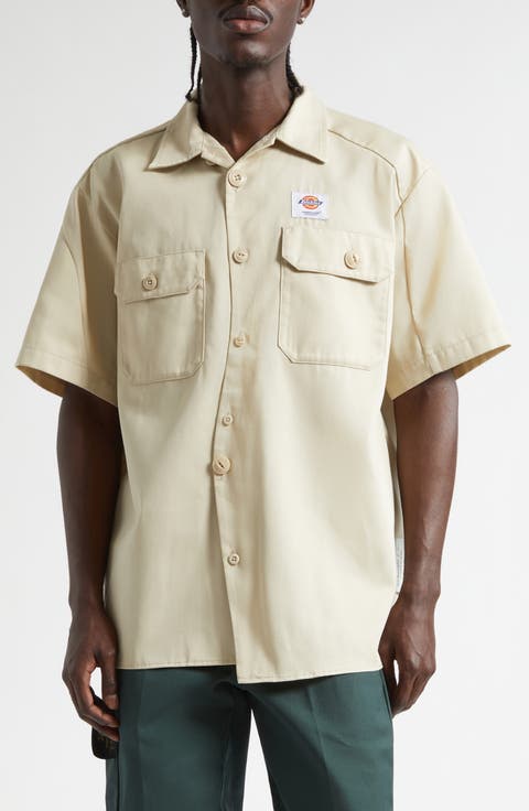 x Dickies Short Sleeve Button-Up Work Shirt