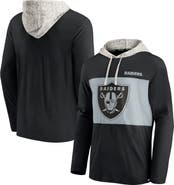 FANATICS Men's Fanatics Branded Black Las Vegas Raiders Long Sleeve Hoodie T-Shirt