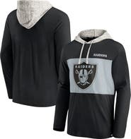 FANATICS Men's Fanatics Branded Black Las Vegas Raiders Long Sleeve Hoodie T-Shirt