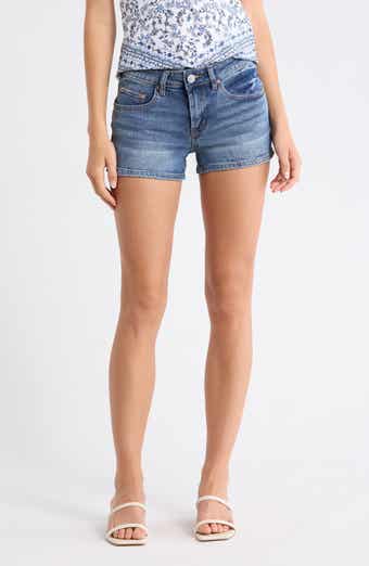 Madden Girl Low Rise Mini Denim Shorts