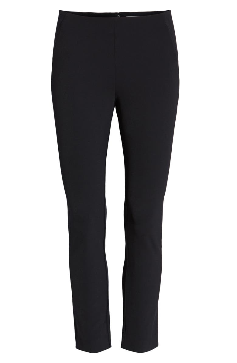 Veronica Beard Scuba Knit Pants, Alternate, color, Navy