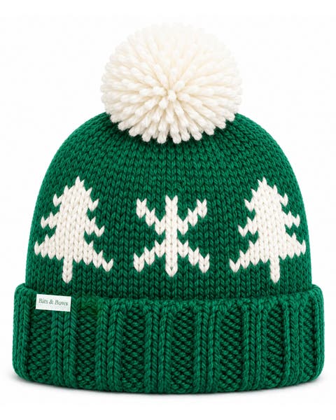 Adult Evergreen Bobble Hat