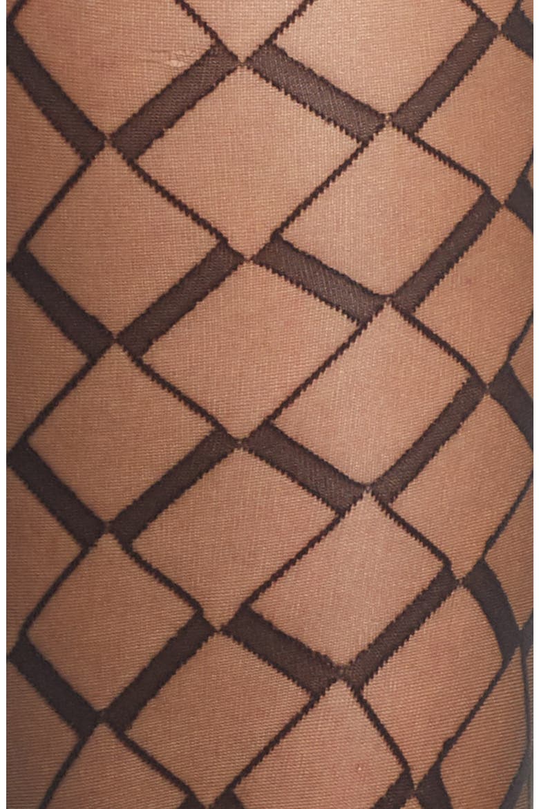 Sheer Vector Tights, Alternate, color, BLACK