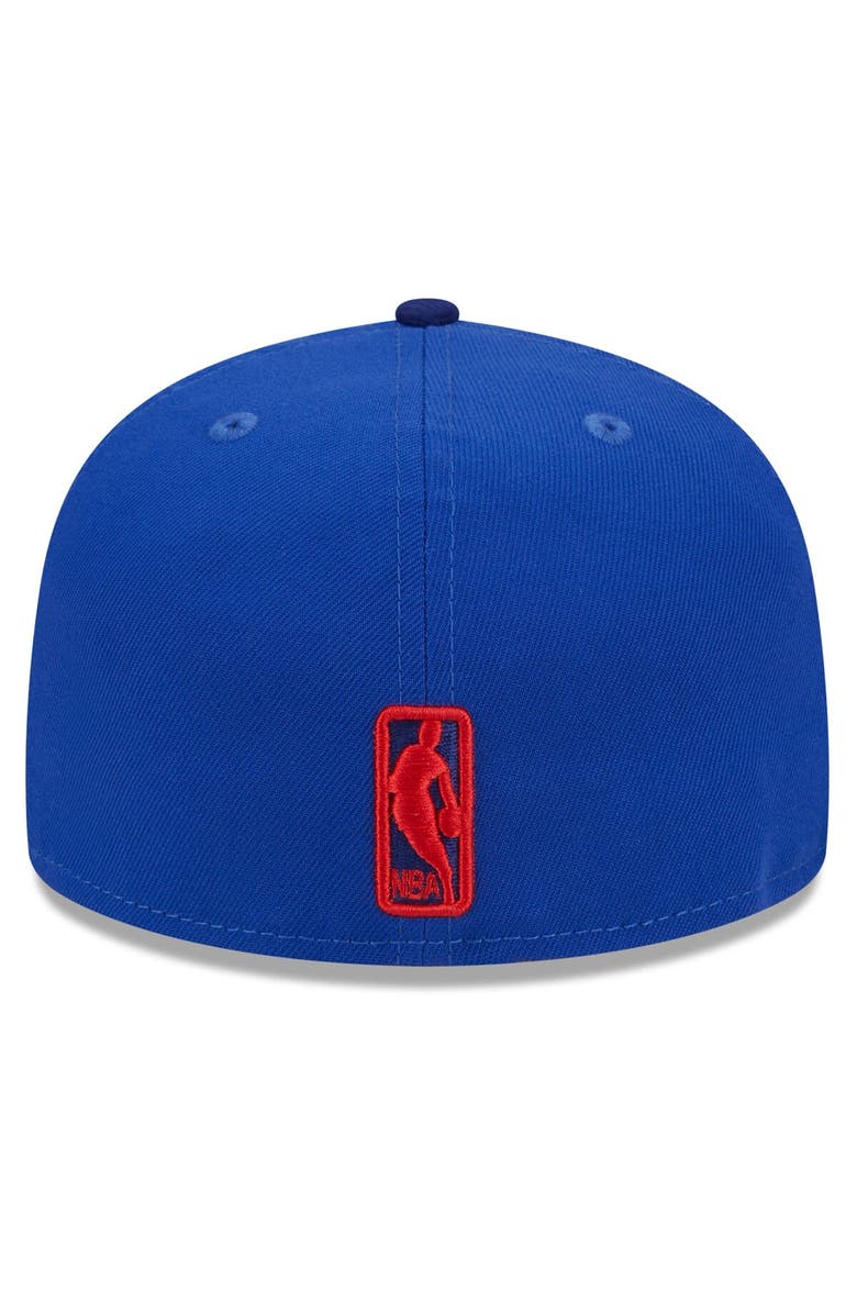 New Era Men's New Era Royal Philadelphia 76ers Rally Drive Checkerboard 59FIFTY Crown Fitted Hat, Alternate, color, Royal