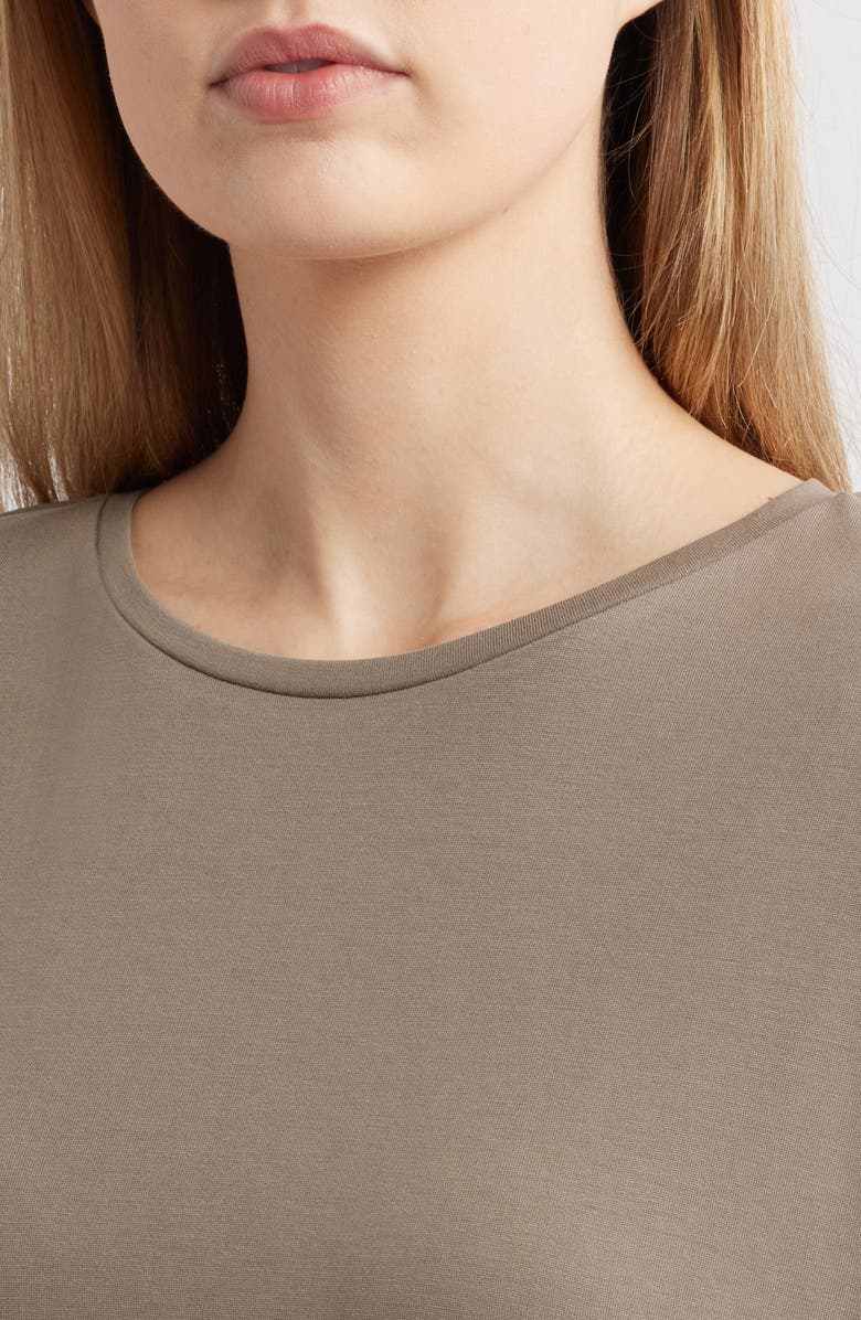 Mavi Jeans Crewneck Tencel<sup>®</sup> Lyocell Blend T-Shirt, Alternate, color, Morel