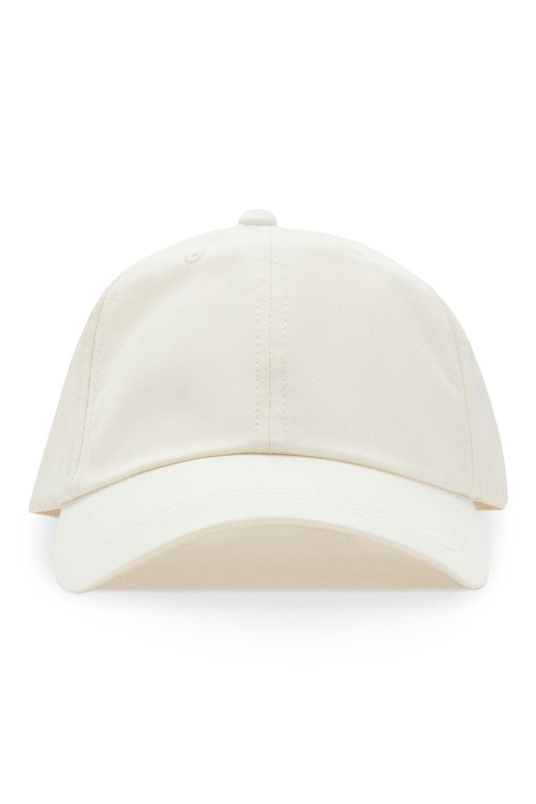 Solid Baseball Cap, Main, color, WHITE