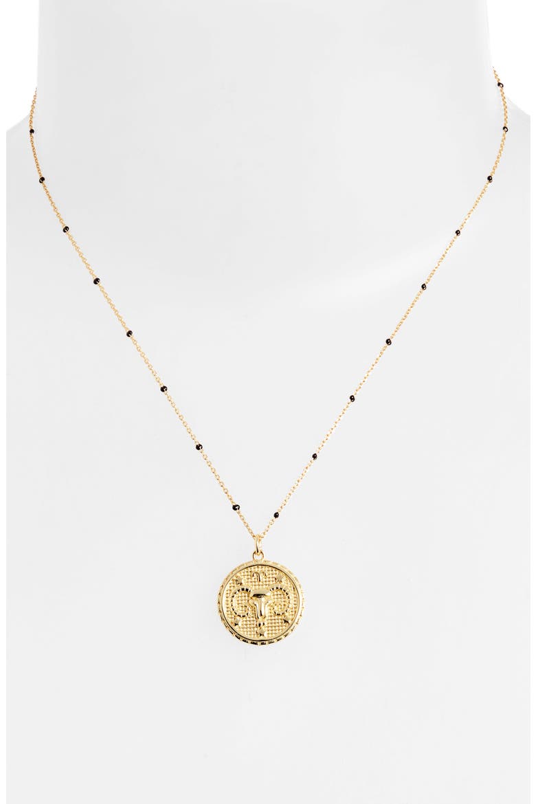 Argento Vivo Zodiac Pendant Necklace, Alternate, color, ARIES