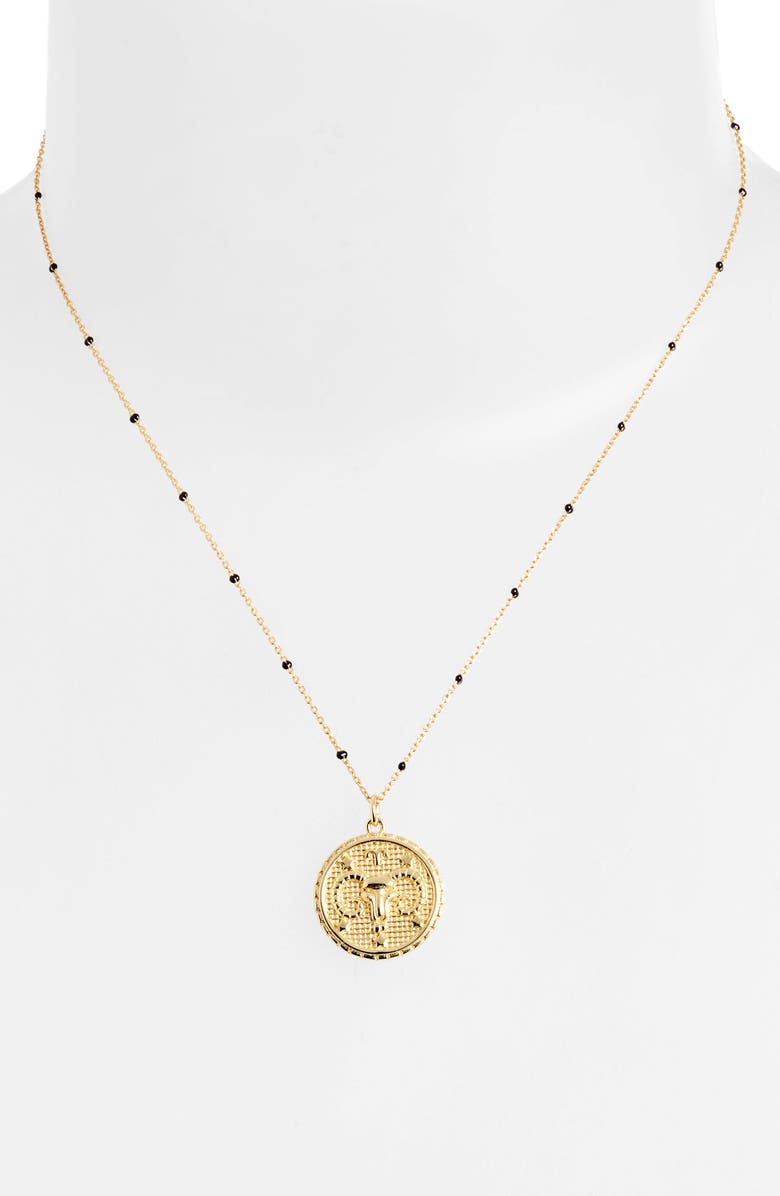 Argento Vivo Sterling Silver Argento Vivo Zodiac Pendant Necklace, Alternate, color, 