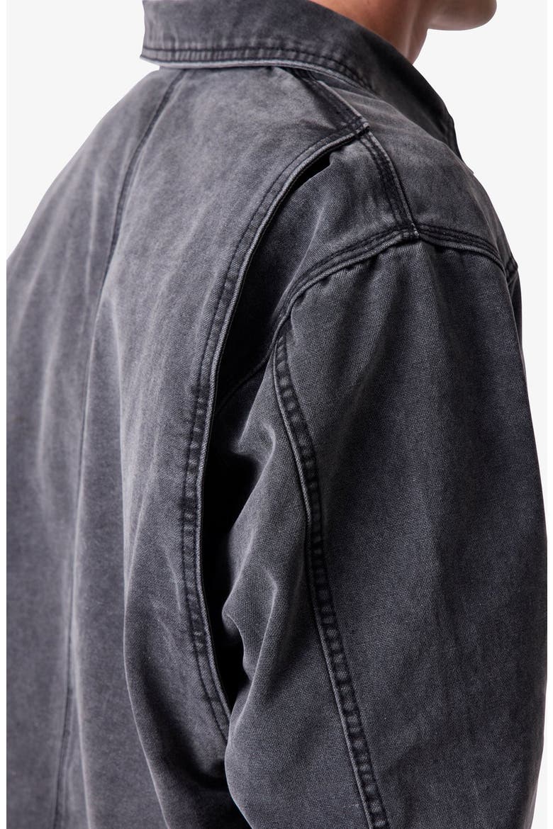 Reworked Denim Jacket, Alternate, color, WASHED BLACK