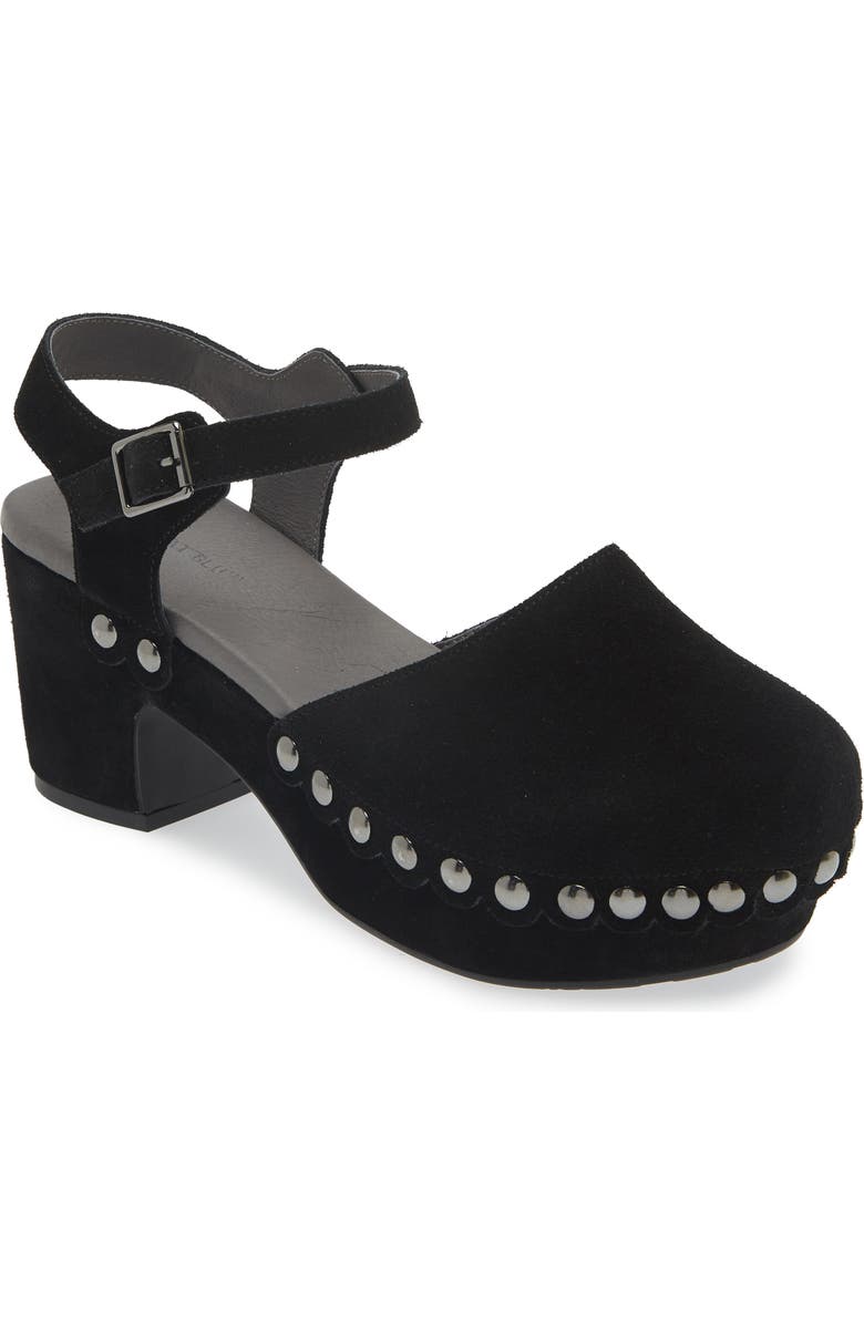 Chocolat Blu Garvey Platform Clog, Main, color, Black Suede