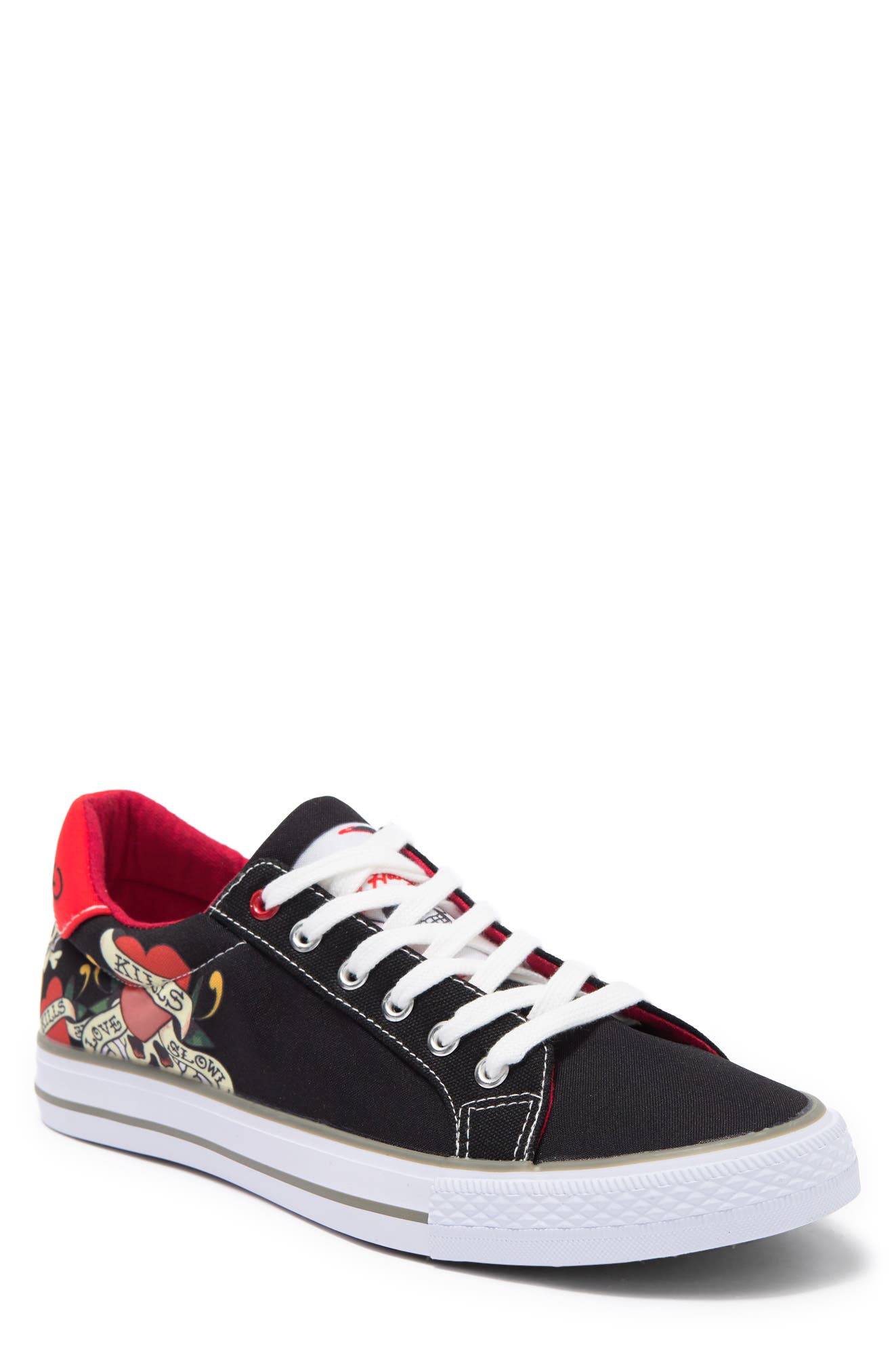 Ed Hardy Thread Sneaker, Main, color, 