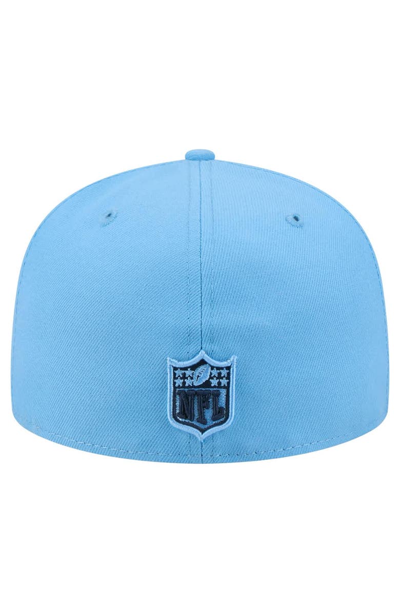New Era Men's New Era  Light Blue Tennessee Titans Script 59FIFTY Fitted Hat, Alternate, color, Light Blue