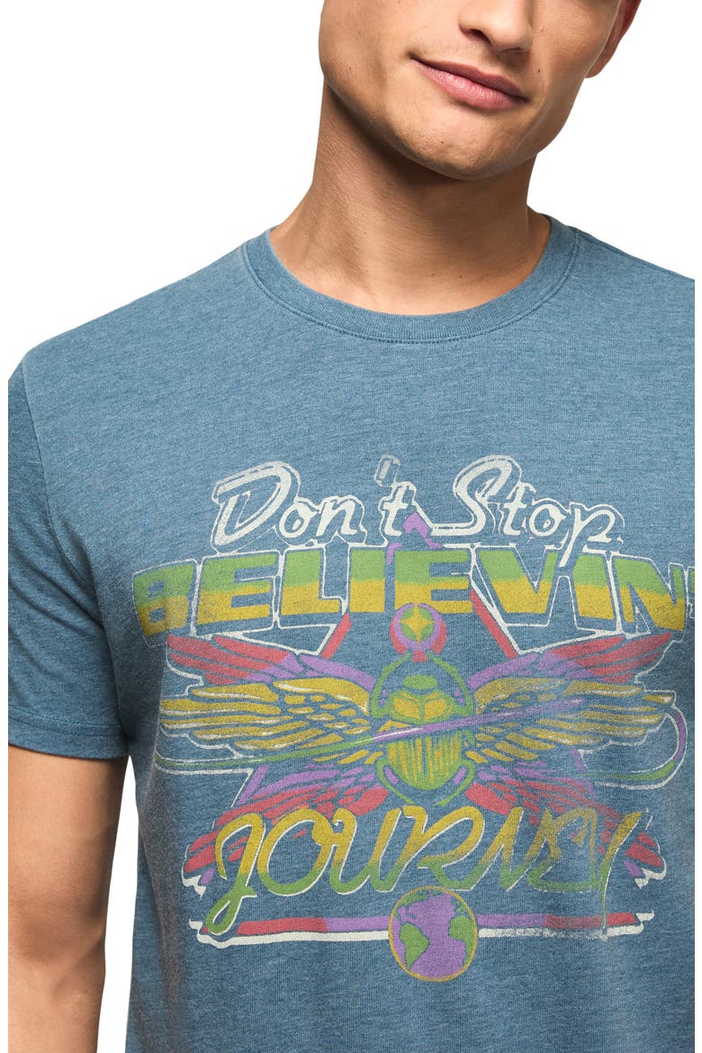 Journey Believin' Graphic T-Shirt, Alternate, color, REAL TEAL