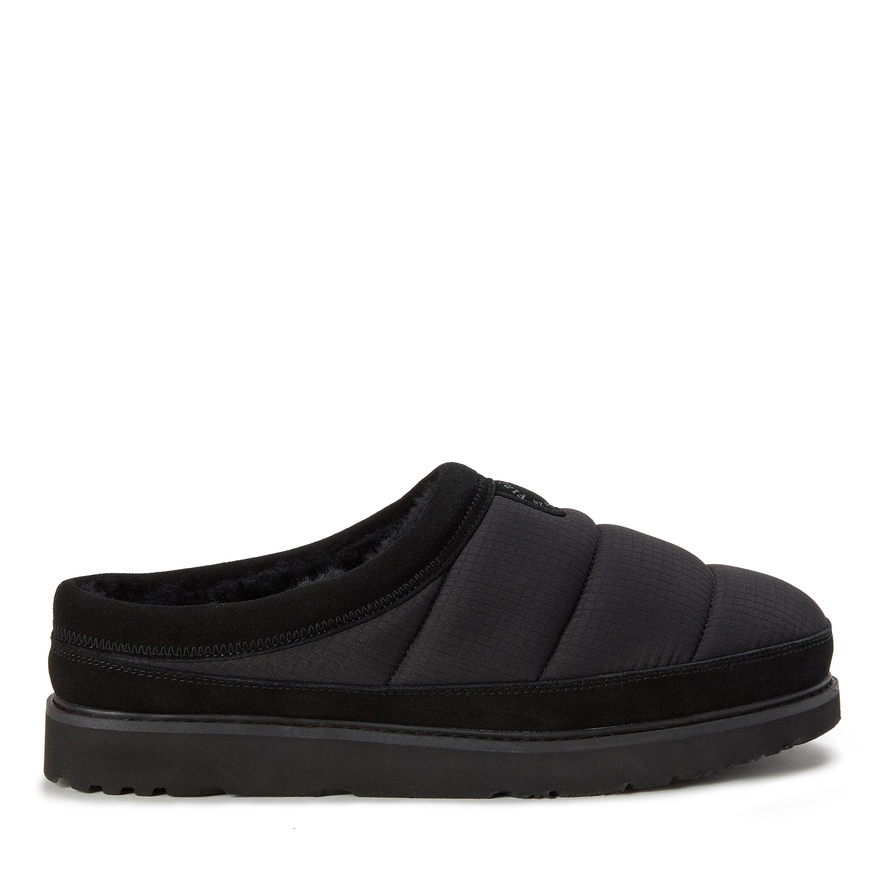 Dearfoams Fireside Grafton Sport Nylon Puff Water Repellent Clog, Alternate, color, Black