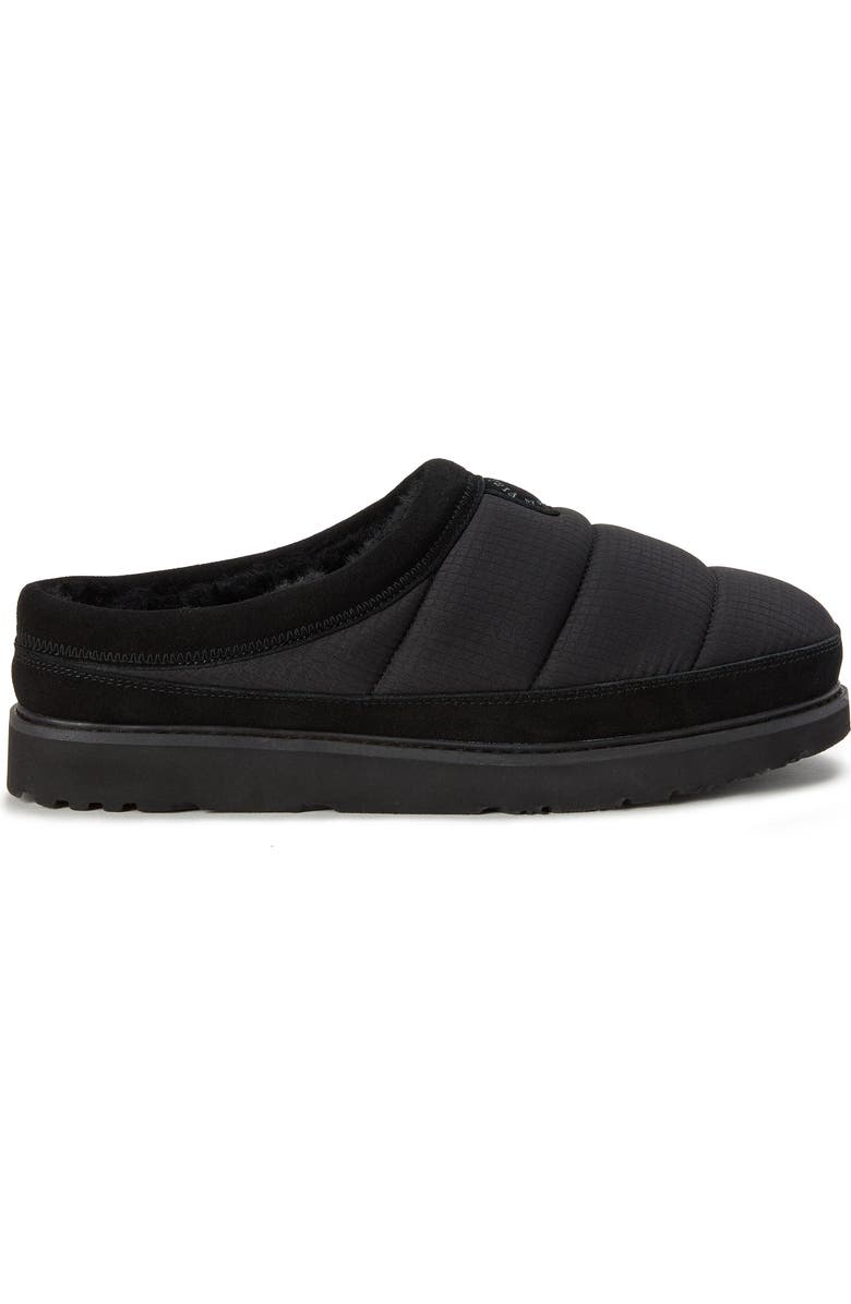 Dearfoams Fireside Grafton Sport Nylon Puff Water Repellent Clog, Alternate, color, Black