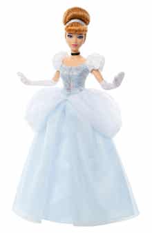 Sparkling Princess Series Cinderella Fashion Doll with Removable Dress & Accessories