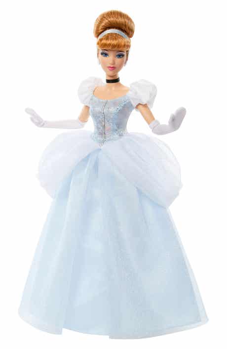 Sparkling Princess Series Cinderella Fashion Doll with Removable Dress & Accessories