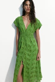 H&M Broderie-anglaise Cotton Dress