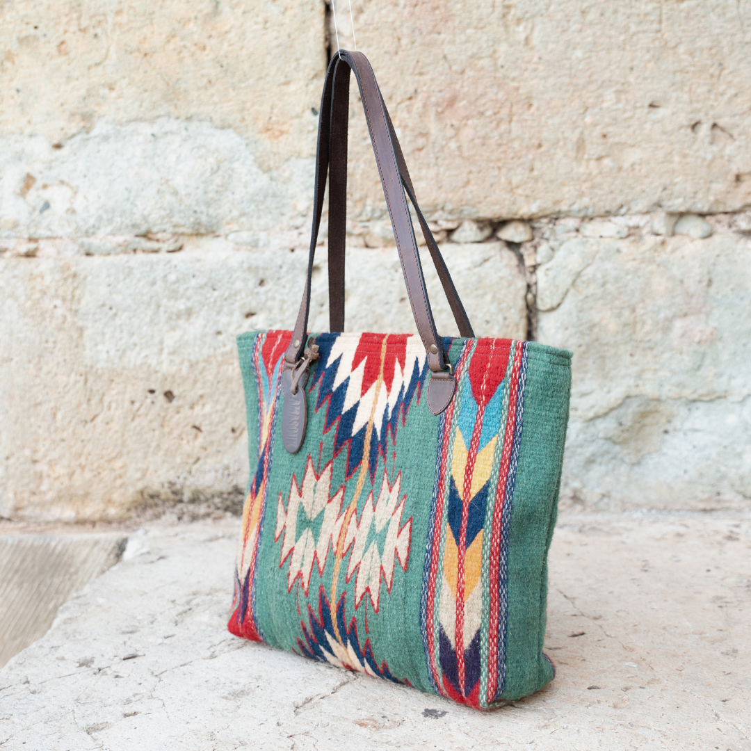 Two Worlds Tote, Alternate, color, Yellow & Emerald Green