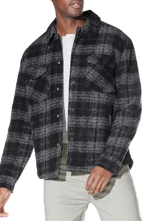 Fleece Lined Shirt Jacket